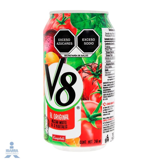 Néctar Campbells V8 Verduras Lata 340 ml