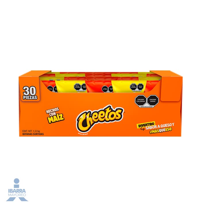Sabritas Cheetos Pack 30 pzas.
