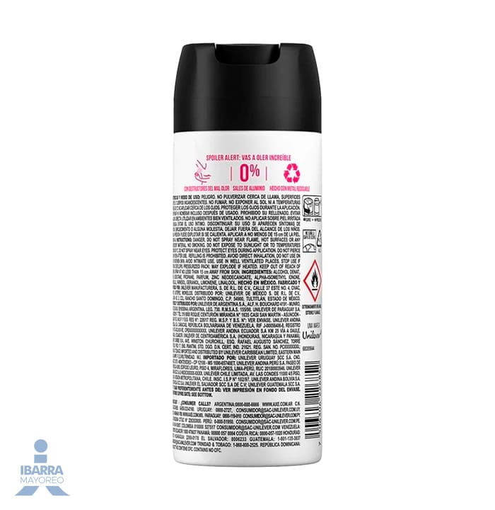Desodorante Axe Anarchy Mujer Aerosol 96 g