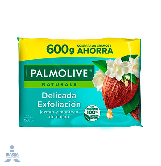 Jabón de tocador Palmolive Naturals Jazmín y Cacao 4/120 g
