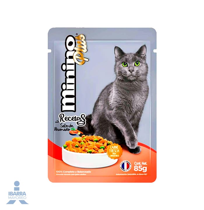 Alimento Ganador Minino Plus Salmón Ahumado 85 g