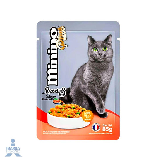 Alimento Ganador Minino Plus Salmón Ahumado 85 g