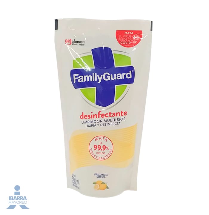 Desinfectante Family Guard Citrus Doy Pack 500 ml
