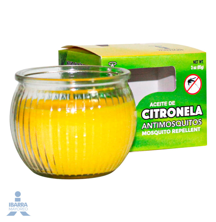 Veladora Mística Vaso Roma Citronela