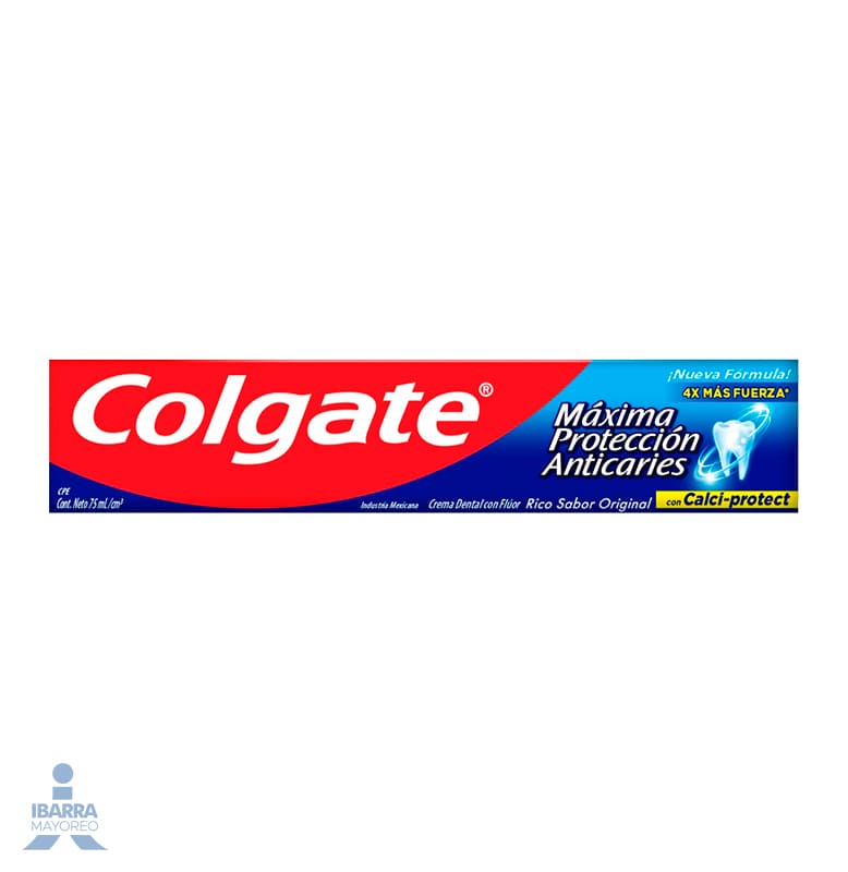 Crema Dental Colgate Máxima Protección Anticaries 75 ml