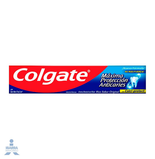Crema Dental Colgate Máxima Protección Anticaries 75 ml