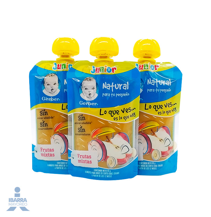 Gerber Junior Frutas Mixtas Pouch 95 g
