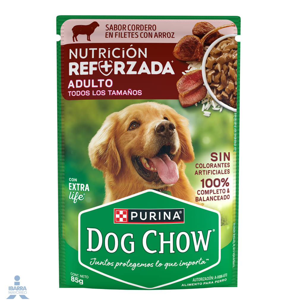 Alimento Purina Dog Chow Adulto Cordero 85 g