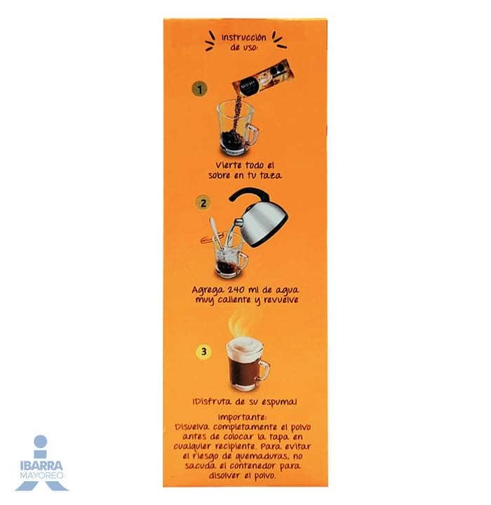 Café Nescafé Cappuccino Vainilla 6/20 g