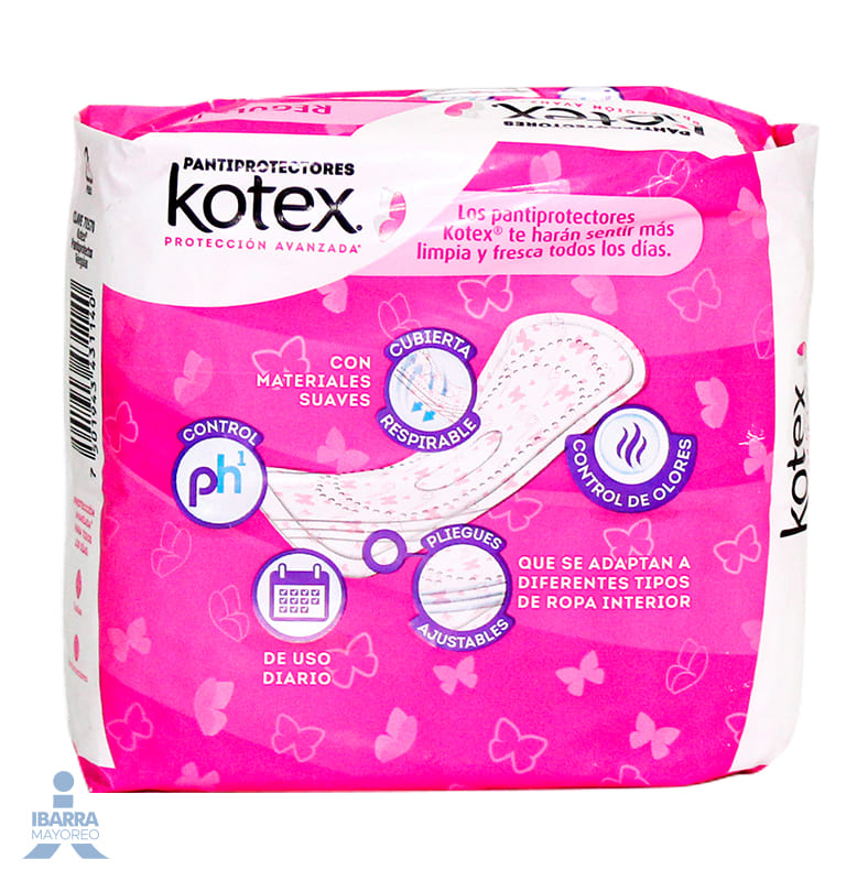 Toalla Pantiprotector Kotex regular 44 pzas.