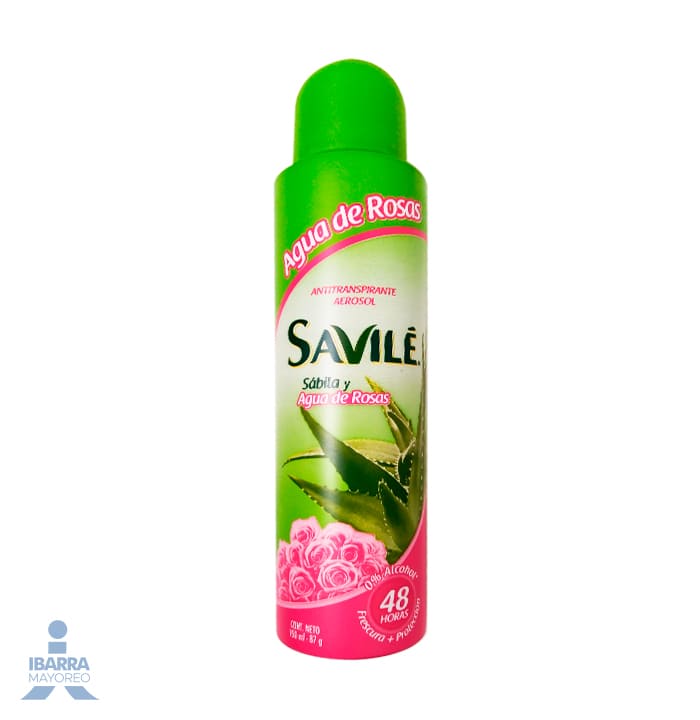Desodorante Savilé Agua de Rosas Aerosol 150 ml