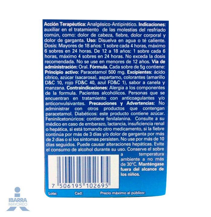 Vick Pyrena Manzana Canela 5 sobres