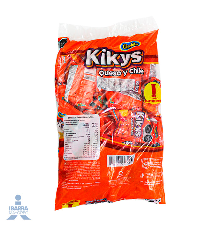 Chechitos Chechi Kikys Queso con Chile 24 pzas.