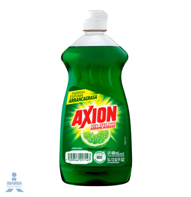 Detergente Lavatrastes Líquido Axion Limón 400 ml