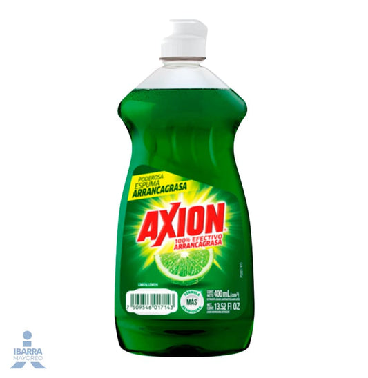 Detergente Lavatrastes Líquido Axion Limón 400 ml