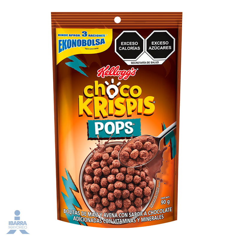 Cereal Kelloggs Choco Krispis Pops Econopack 90 g