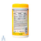 Desinfectante Lysol Toallitas Citrus 80 pzas.