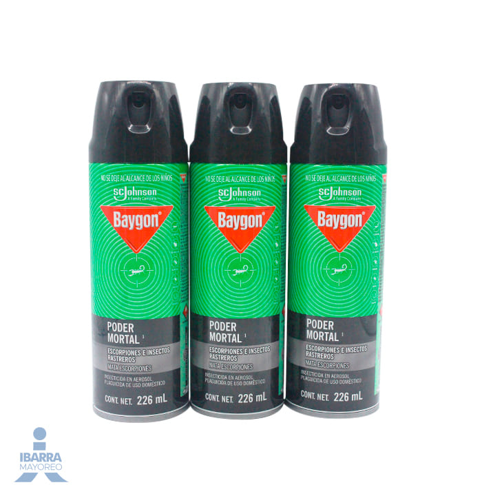 Insecticida Baygon Poder Mortal Aerosol 226 ml