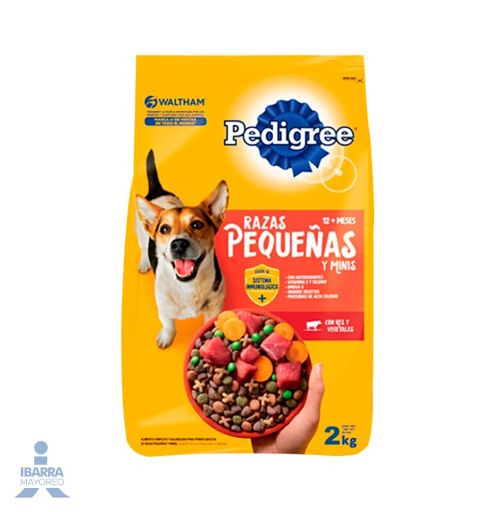 Alimento Pedigree Razas Pequeñas 2 kg