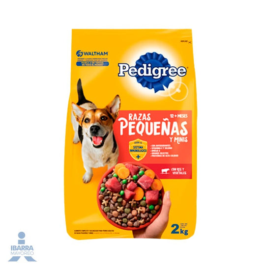 Alimento Pedigree Razas Pequeñas 2 kg