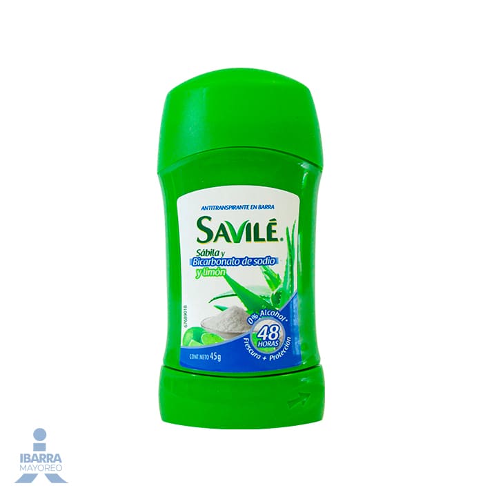 Desodorante Savilé Bicarbonato y Limón Stick 45 ml