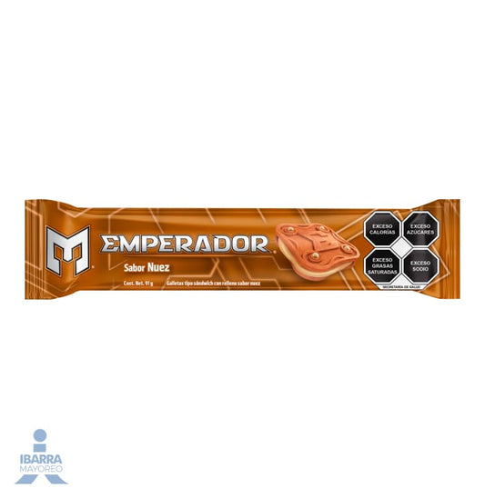 Galletas Gamesa Sándwich Emperador Nuez 91 g