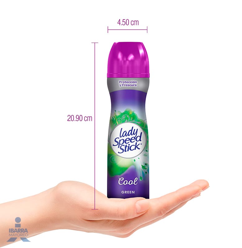Desodorante Lady Speed Stick Cool Green Aerosol 100 g