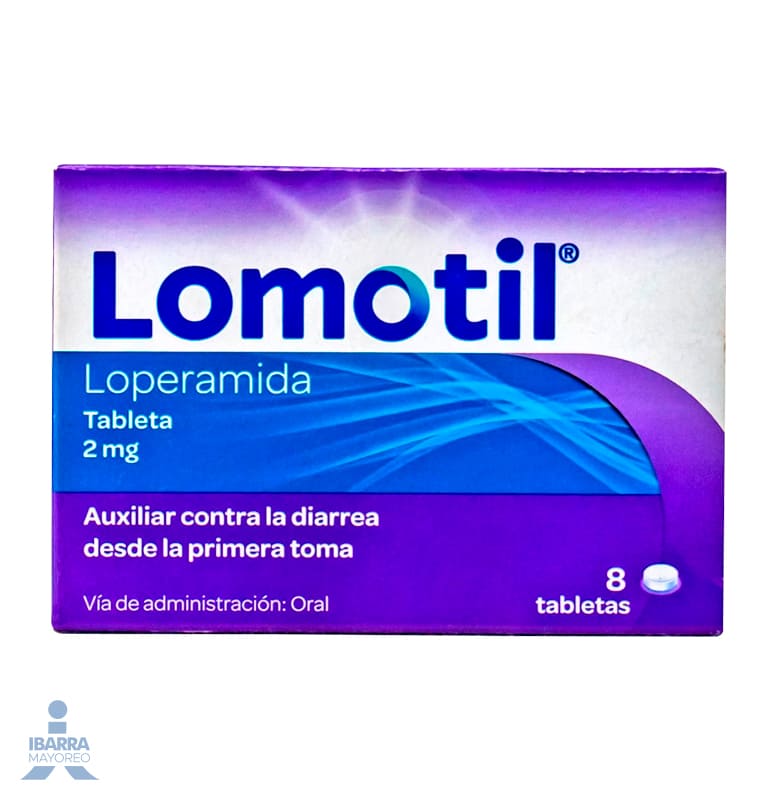 Lomotil 2 mg Tabletas 8 pzas.