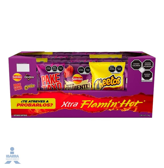 Sabritas Xtra Flamin Hot 14 pzas.