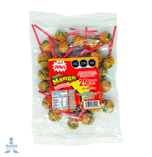 Paleta Ravi Mango Picosito 25 pzas.