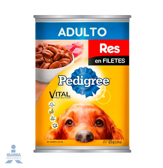 Alimento Pedigree Adulto Guisado Carne de Res 625 g