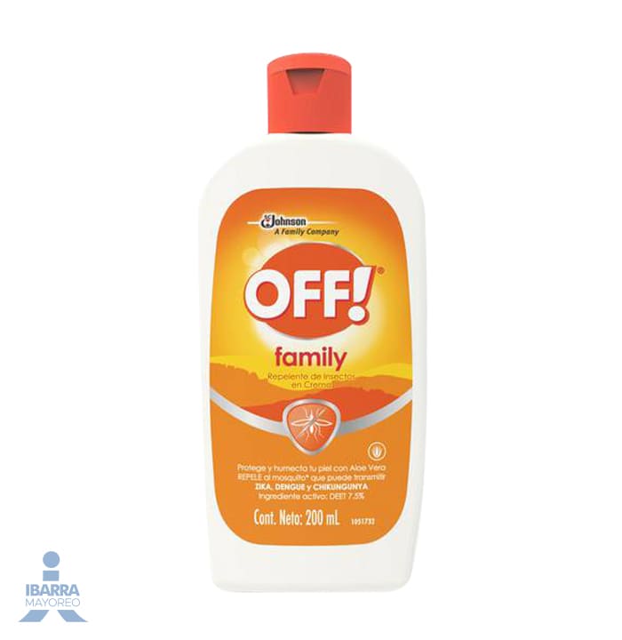 Repelente Off Crema 190 ml