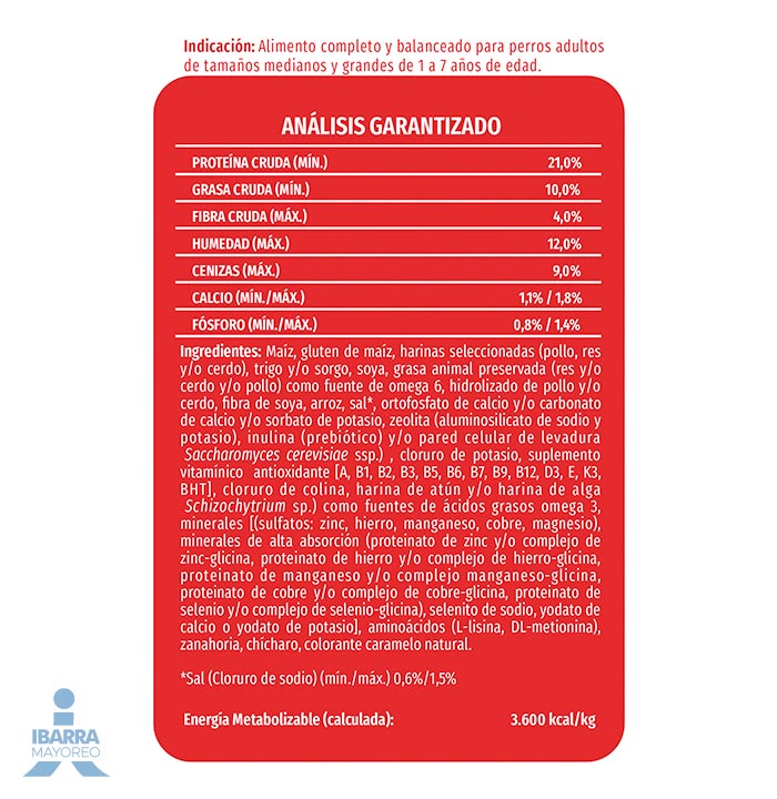 Dog Chow alimento seco perros adultos medianos y grandes 4 kg