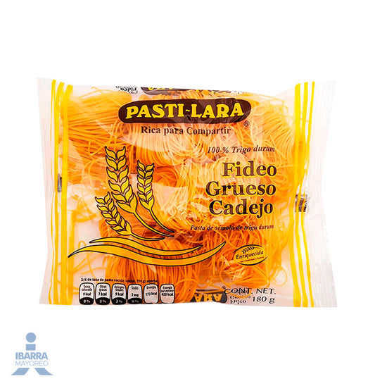 Pasta Lara Fideo Grueso Cadejo 180 g