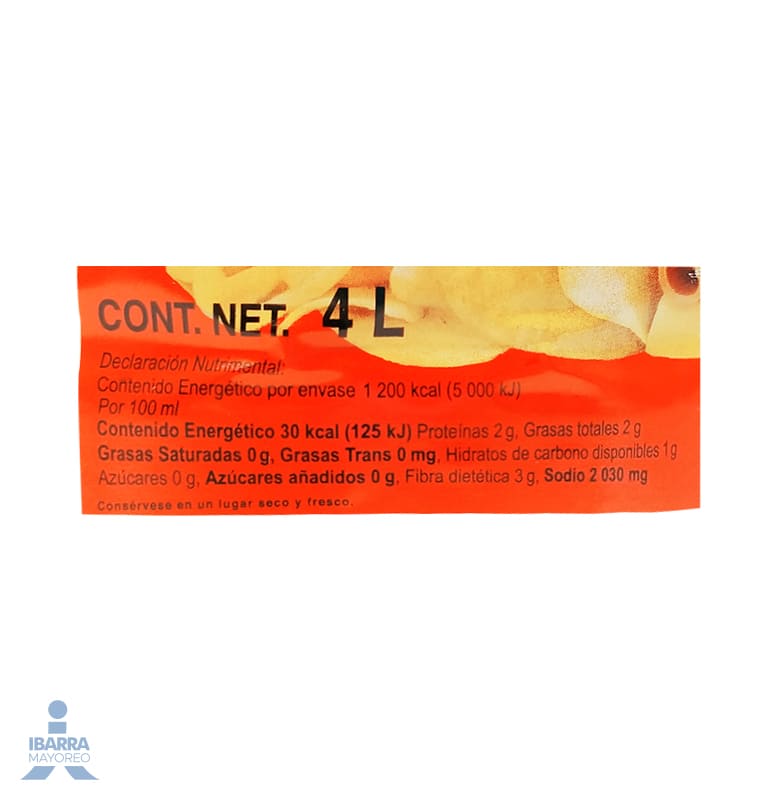 Salsa Picante Costa Brava 4 L