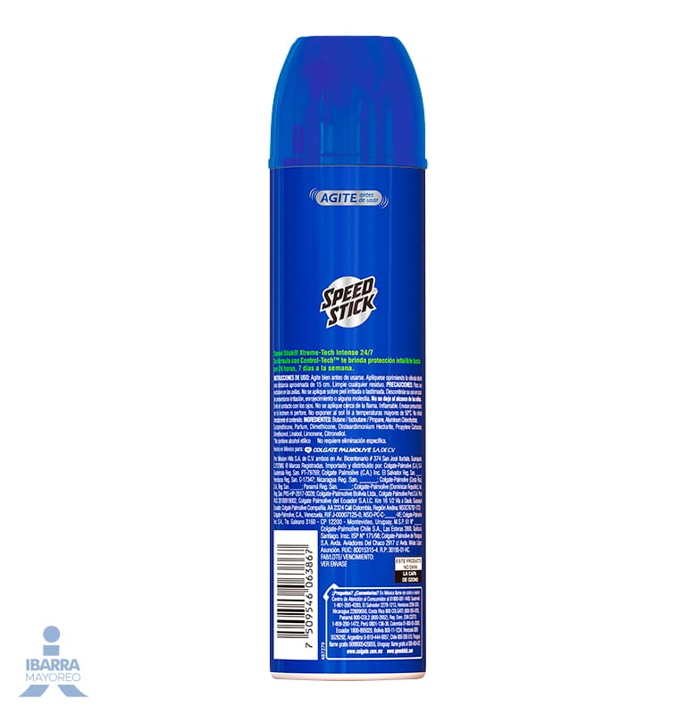 Desodorante Speed Stick Xtreme Intense Aerosol 91 g