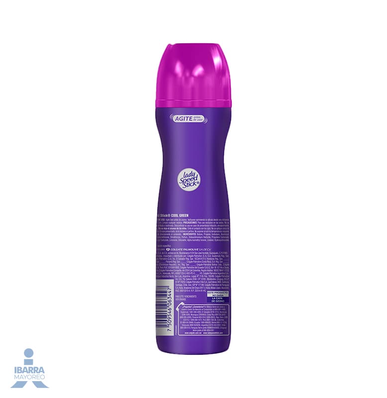 Desodorante Lady Speed Stick Cool Green Aerosol 100 g