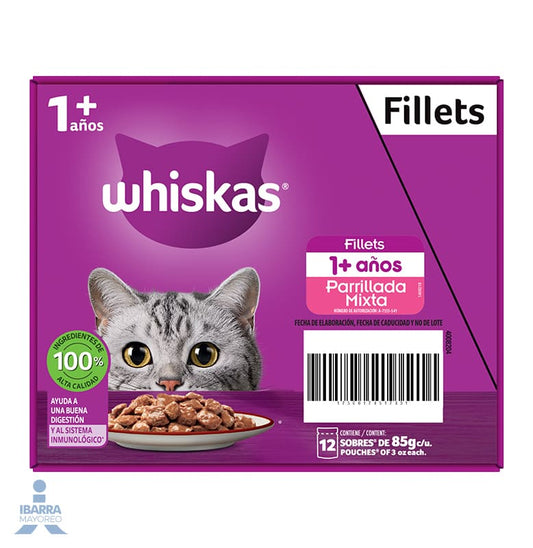 Alimento Whiskas Parrillada Mixta 85 g
