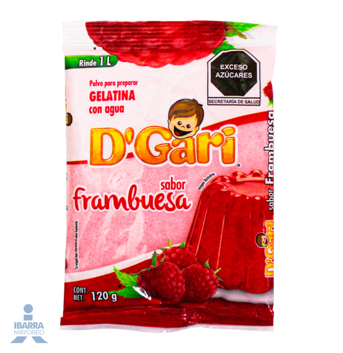 Gelatina D Gari Frambuesa 120 g
