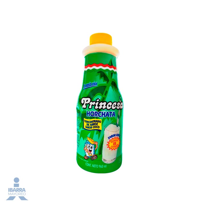 JARABE HORCHATA COCO PRINCESA 960 ML.
