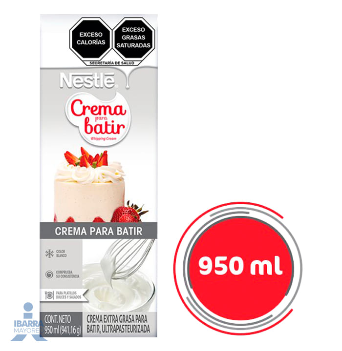Crema para Batir Nestlé 950 ml
