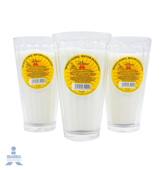Veladora Gloria Limonero Parafina Comercial