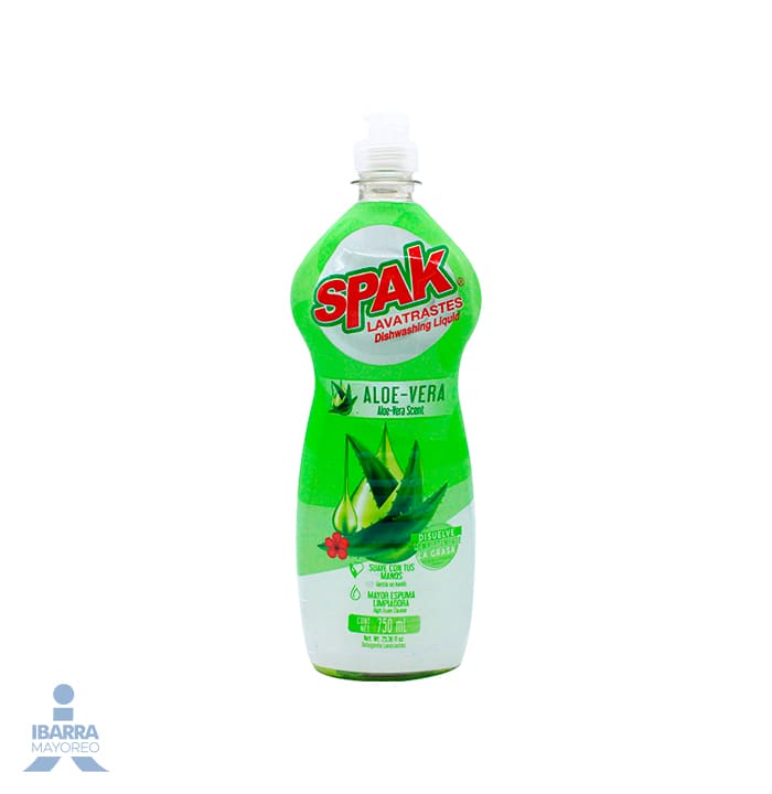 Detergente Spak Aloe Líquido 750 ml