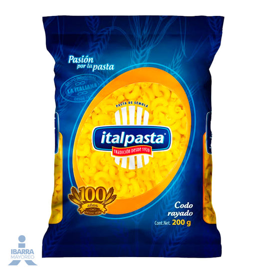 Pasta Italpasta Codo Rayado 200 g