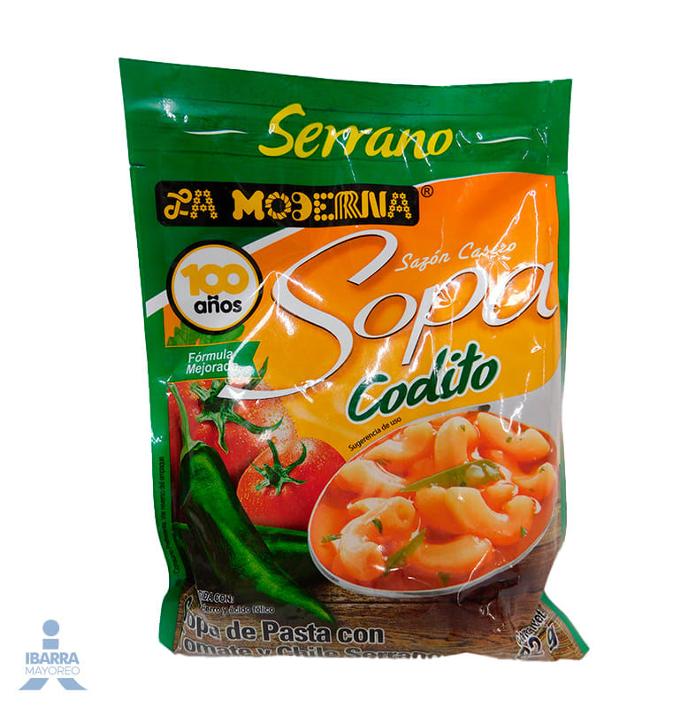 Sopa La Moderna Coditos con Chile 82 g
