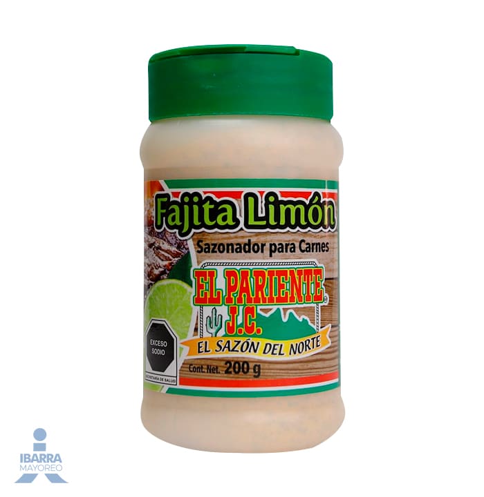 Sazonador para Fajita El Pariente Limón 200 g