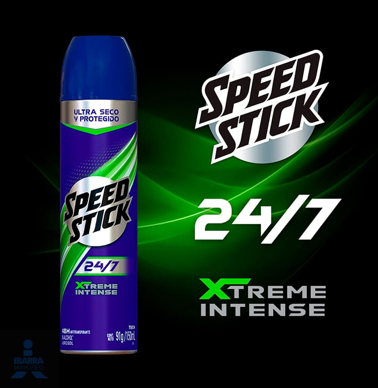 Desodorante Speed Stick Xtreme Intense Aerosol 91 g