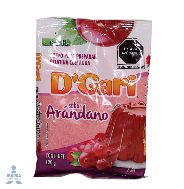 Gelatina D Gari Arándano 120 g