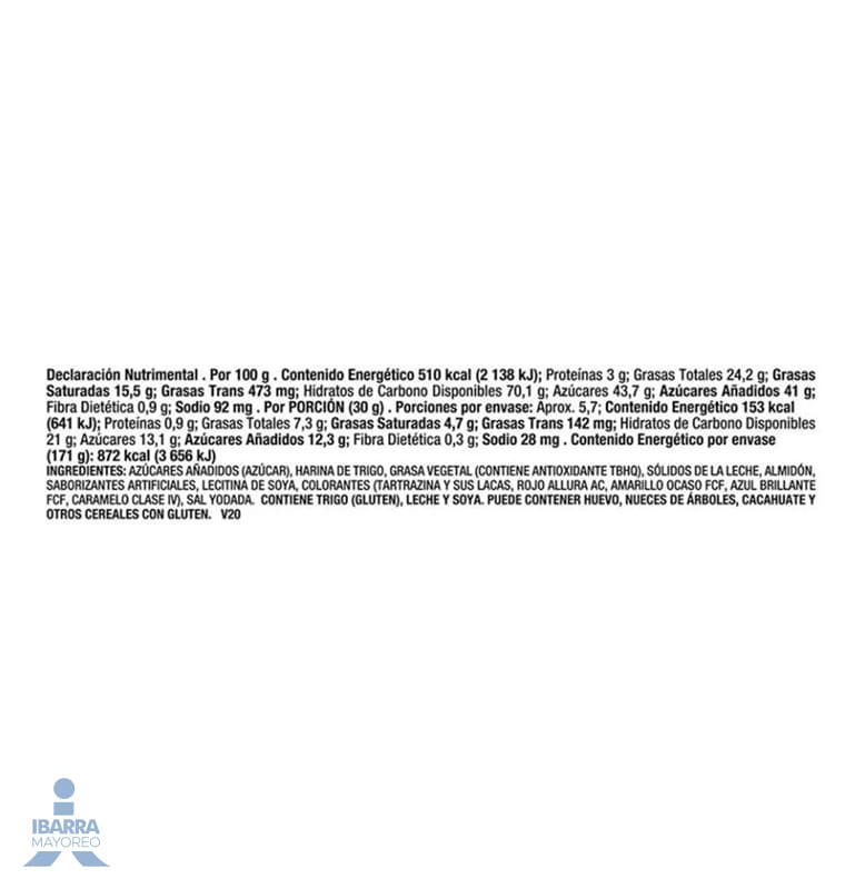 Galletas Gamesa Cremax de Nieve Vainilla 213 g