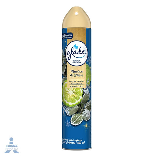 Aromatizante Glade Sueños de Nieve Aerosol 400 ml